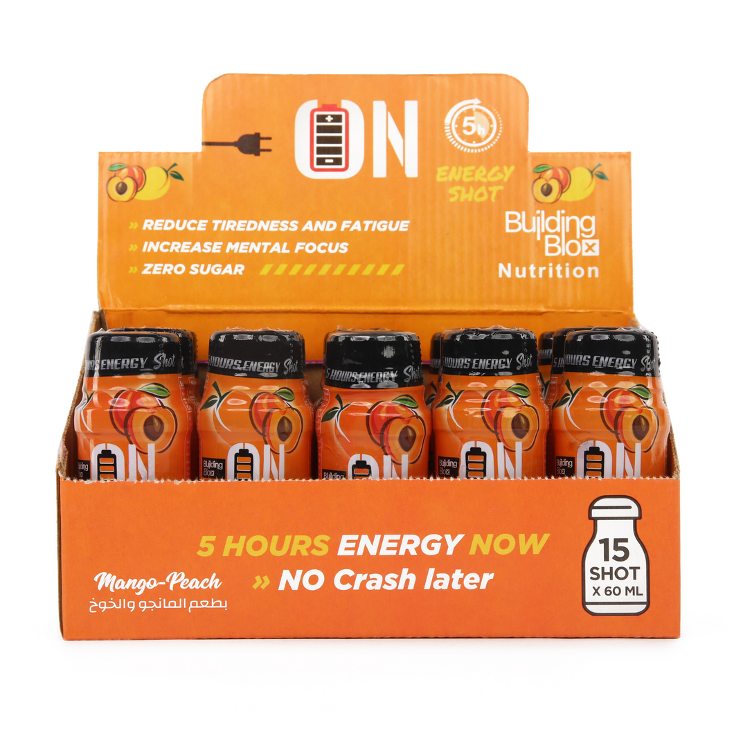 ON Energy SHOT - Mango Peach (Pack of 15)