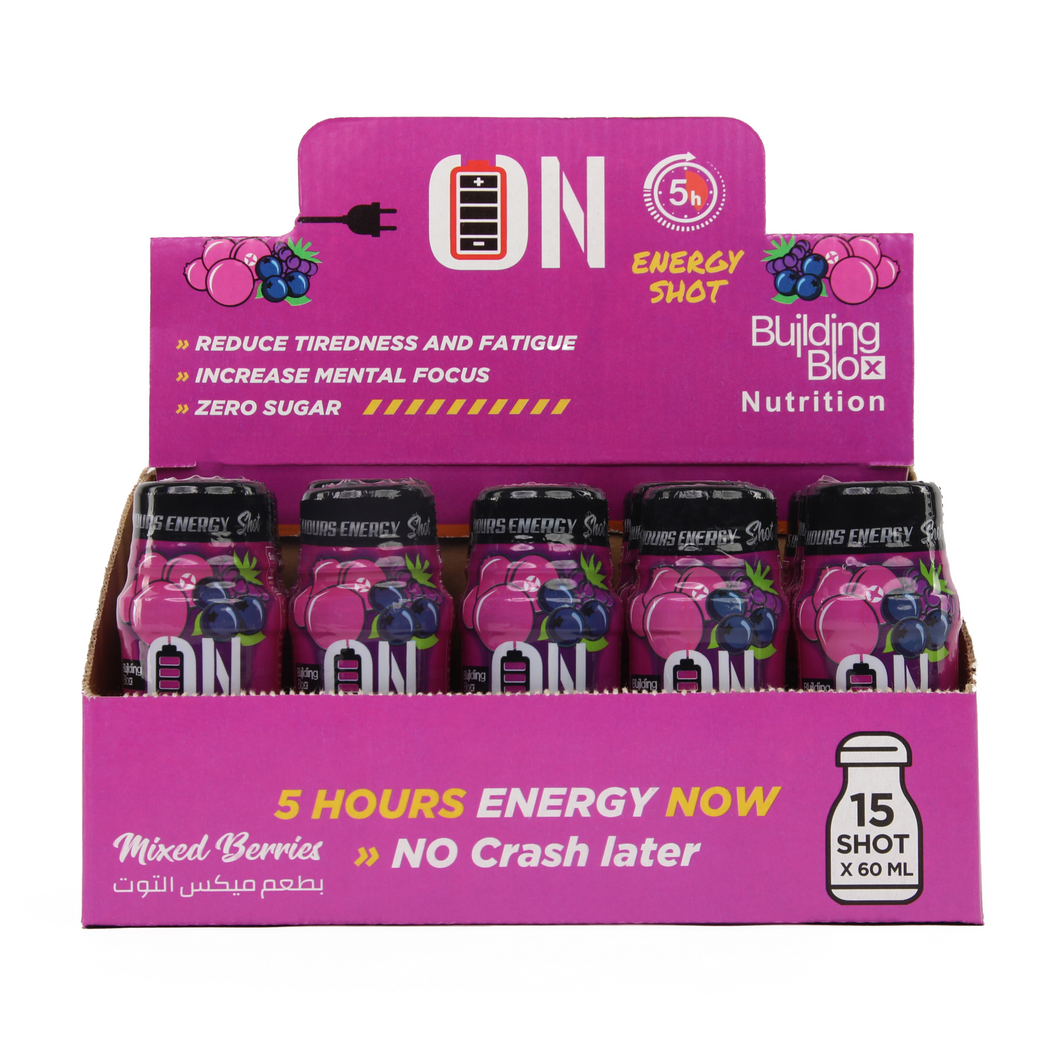 ON Energy SHOT - Mixed Berries (Pack of 15)