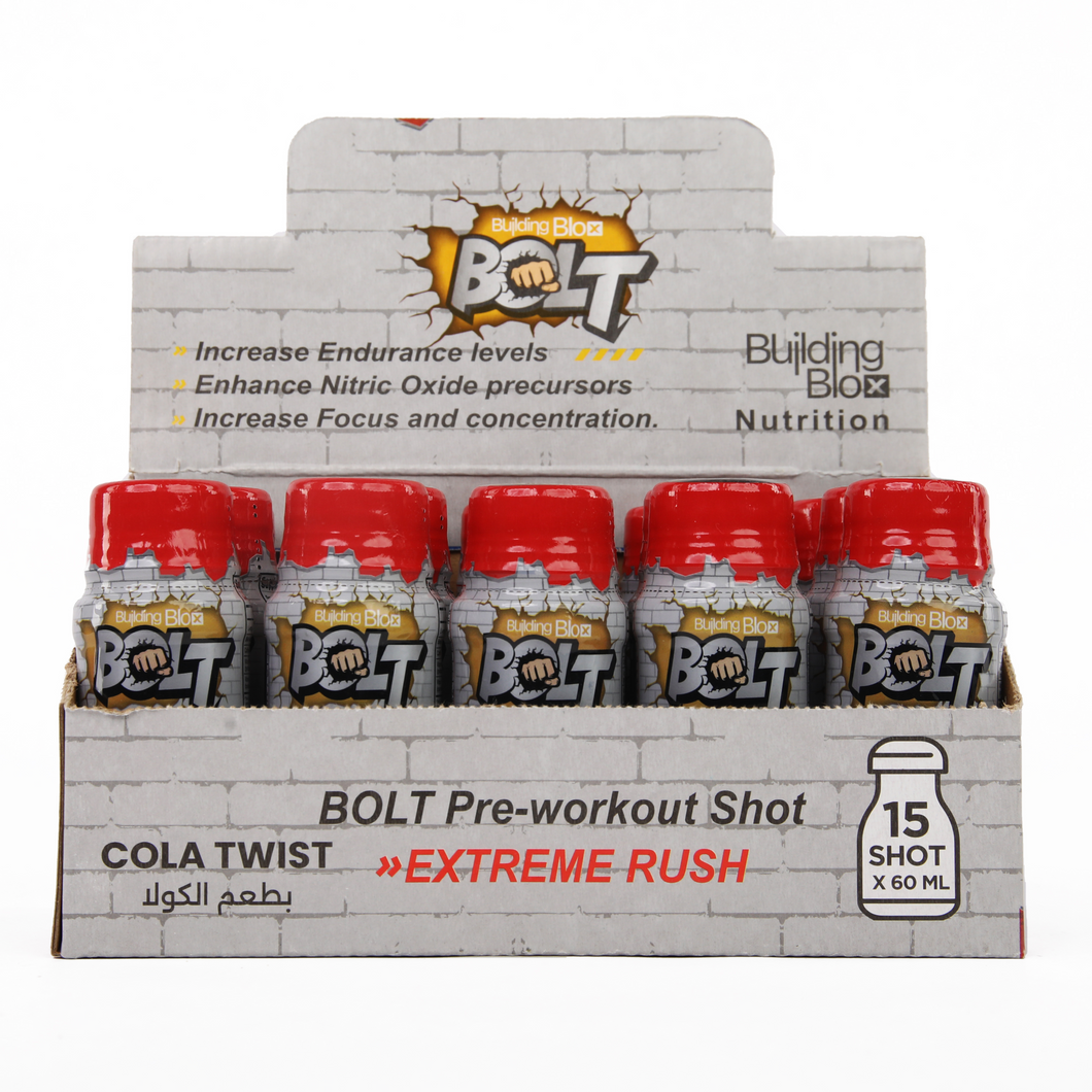 BOLT Pre-workout (COLA - Pack of 15 Shot)