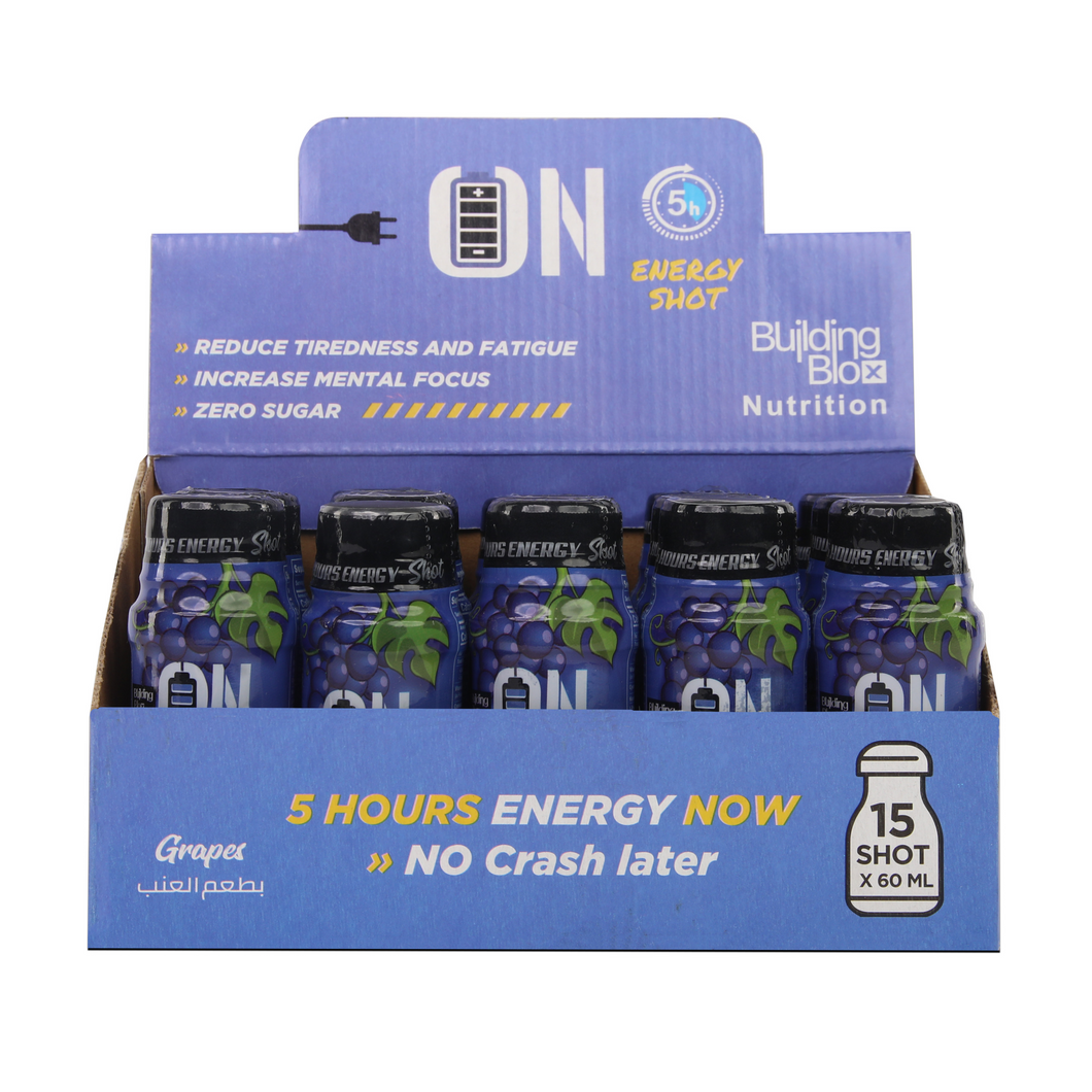 ON Energy Shot - Grapes (Pack of 15)