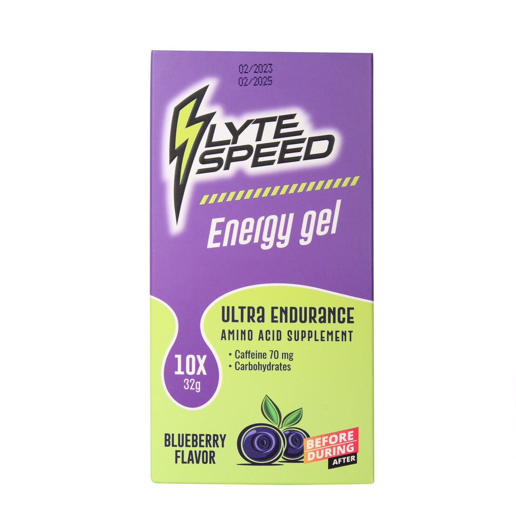 LyteSpeed Energy GEL - Blueberry (Pack of 10 GELs)