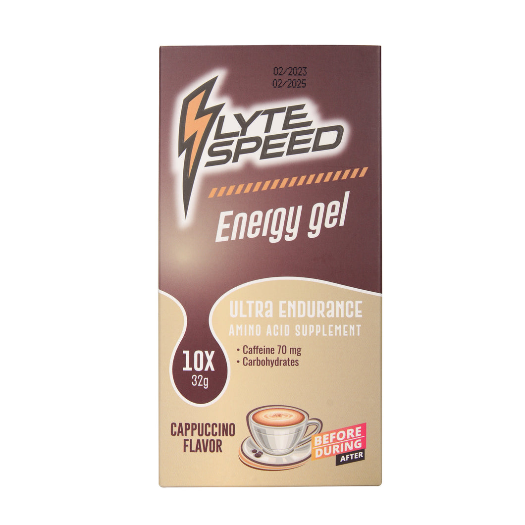 LyteSpeed Energy GEL - Cappuccino (Pack of 10 GELs)